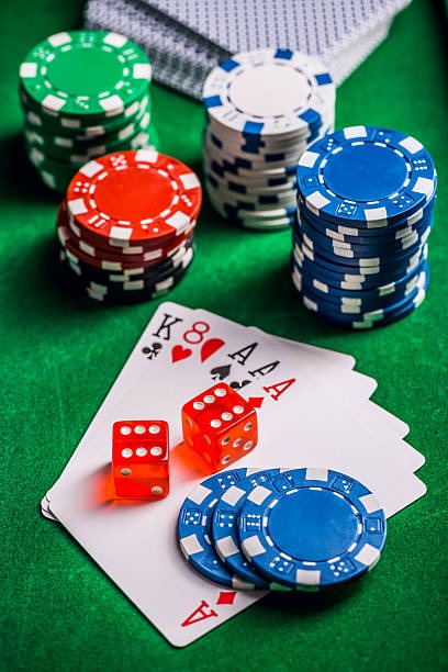 Professional live dealer studio table setup